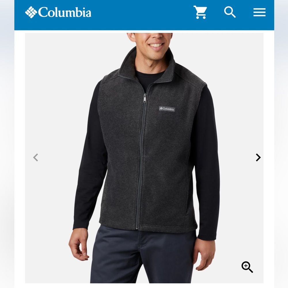 Unisex Columbia Fleece Vest